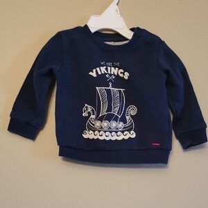 Castro navy Vikings sweatshirt